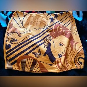 Adorable eccentric House of Sunny mini skirt